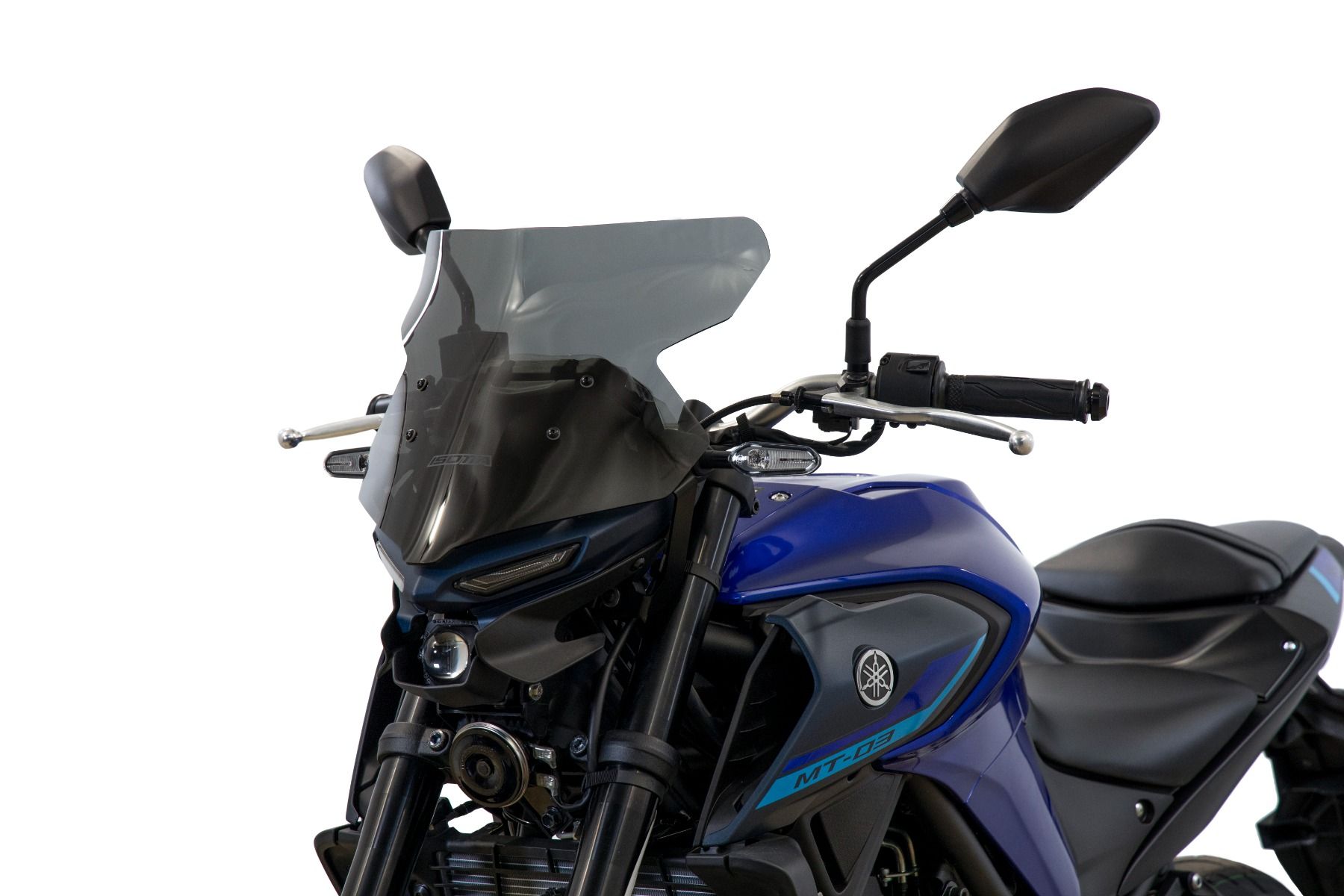 Parabrezza alto fumo scuro per Yamaha MT-03 (22-24)