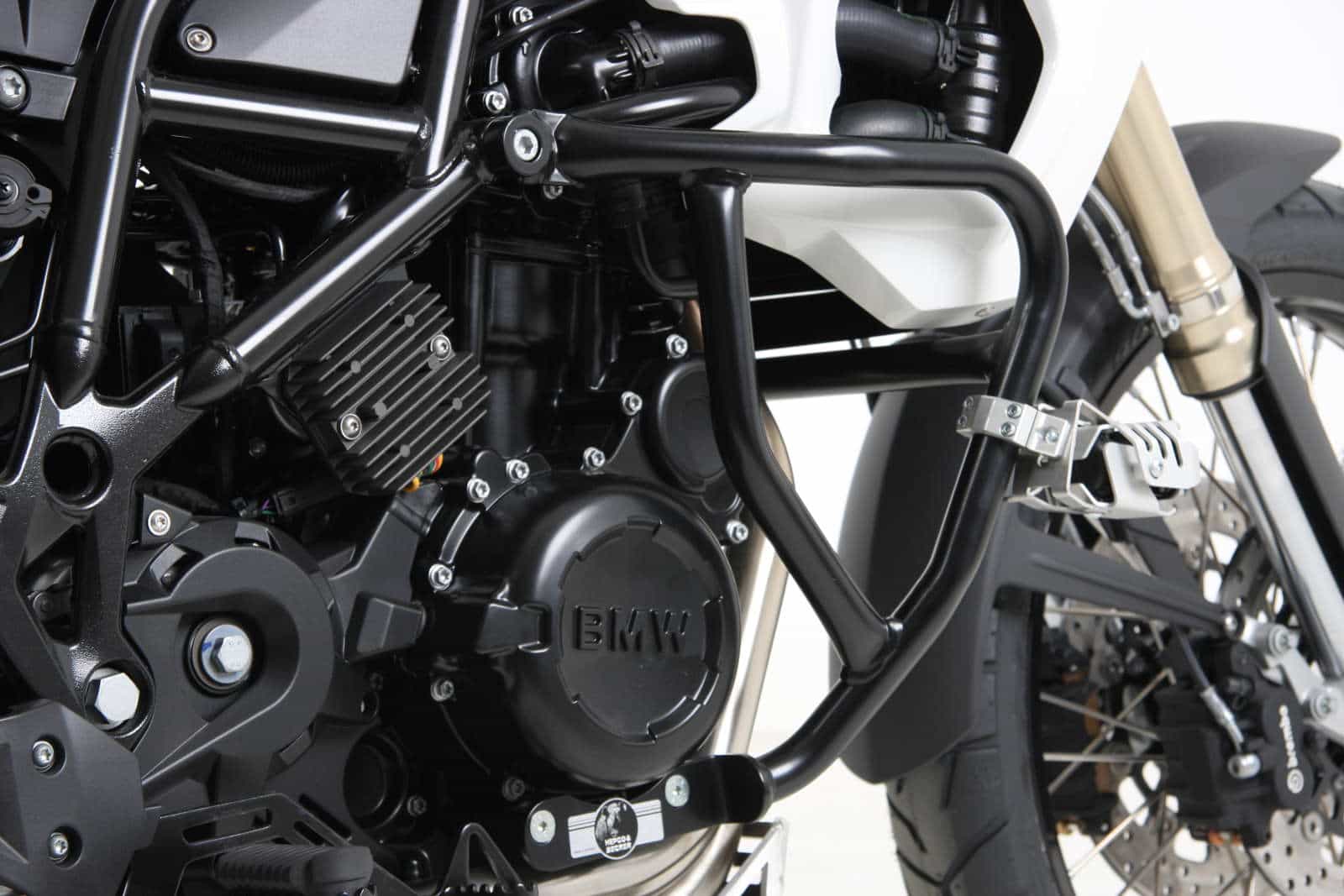 Protezione motore nera per BMW F 800 GS (08-18) Hepco & Becker