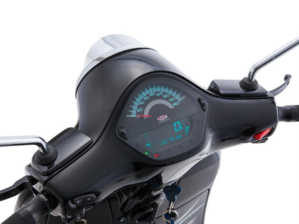 Contagiri / tachimetro per Vespa GTS/GTS Super 125-300cc ('14-'16), nero