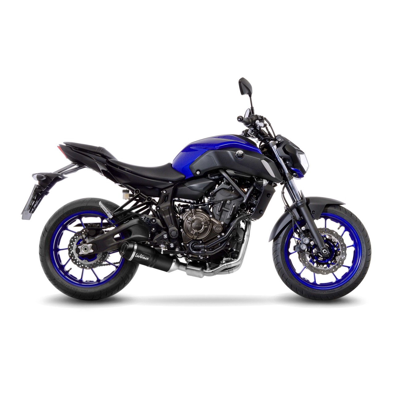 LeoVince sistema completo LV One Evo per Yamaha MT-07 /Tracer 700 /XSR 700, nero, certificato E