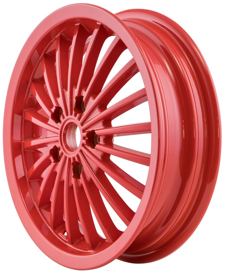 Cerchio anteriore/posteriore per Vespa GTS/​GTS Super/​GTV/​GT 60/​GT/​GT L 125-300ccm, rosso