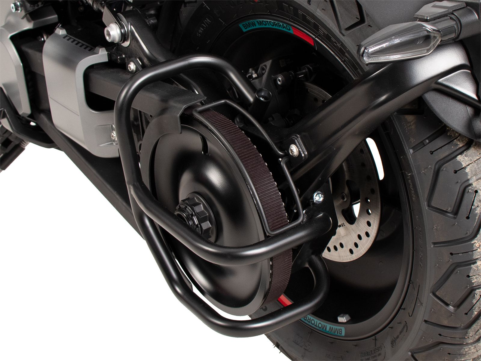 Protezione della trasmissione nera per BMW CE 02 (23-) Hepco & Becker