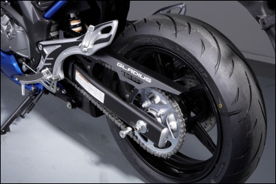 Paracatena in alluminio per Suzuki SFV650Gladius BJ. 2009-2016