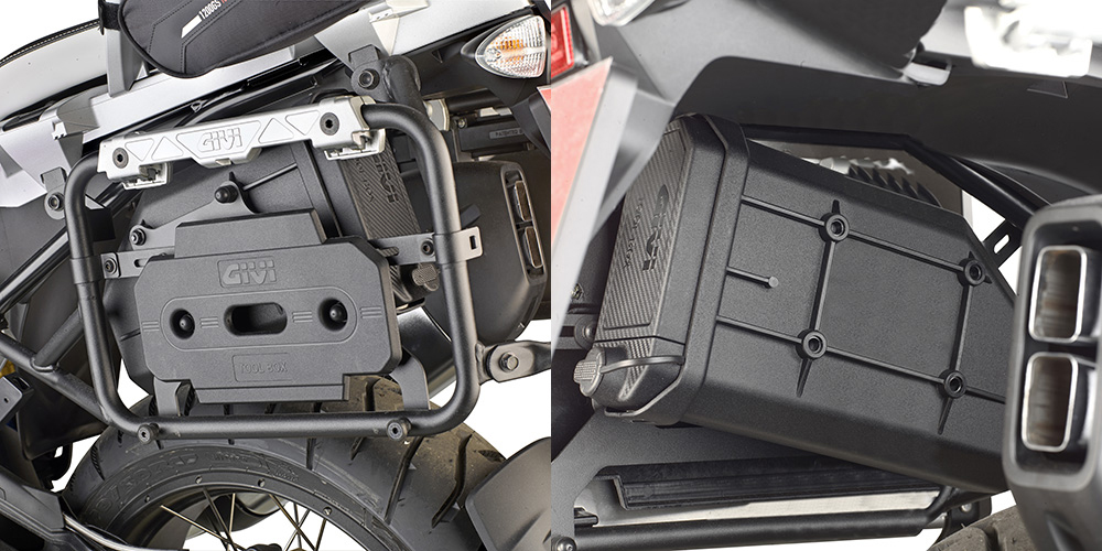 Kit per il montaggio della cassetta degli attrezzi S250 per BMW R 1200 GS Adventure (Anno 14-18) / R 1200 GS (Anno 13-18)