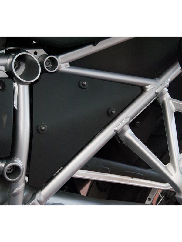 Coppia di paraspruzzi laterali per BMW R 1200 GS LC (13-16) - con ESA, nero opaco