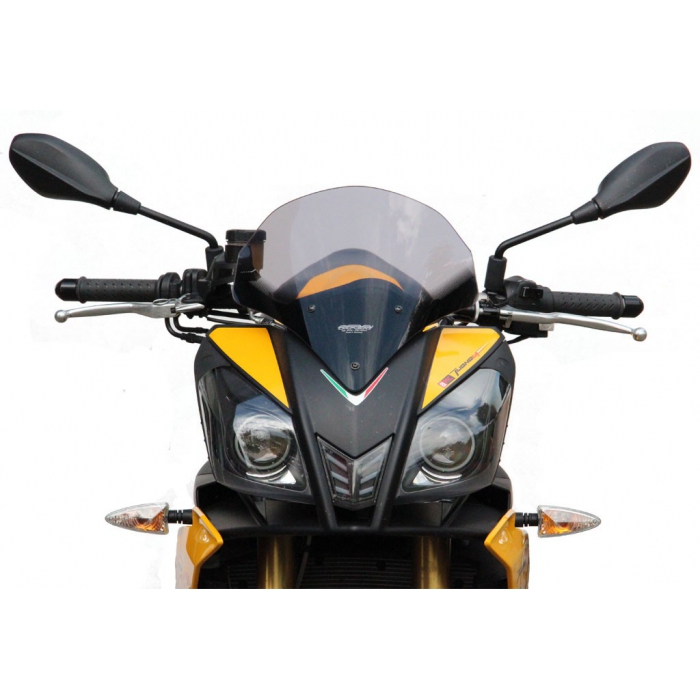Schermo sportivo MRA "SPM" grigio fumo APRILIA TUONO V4R 2011-2014