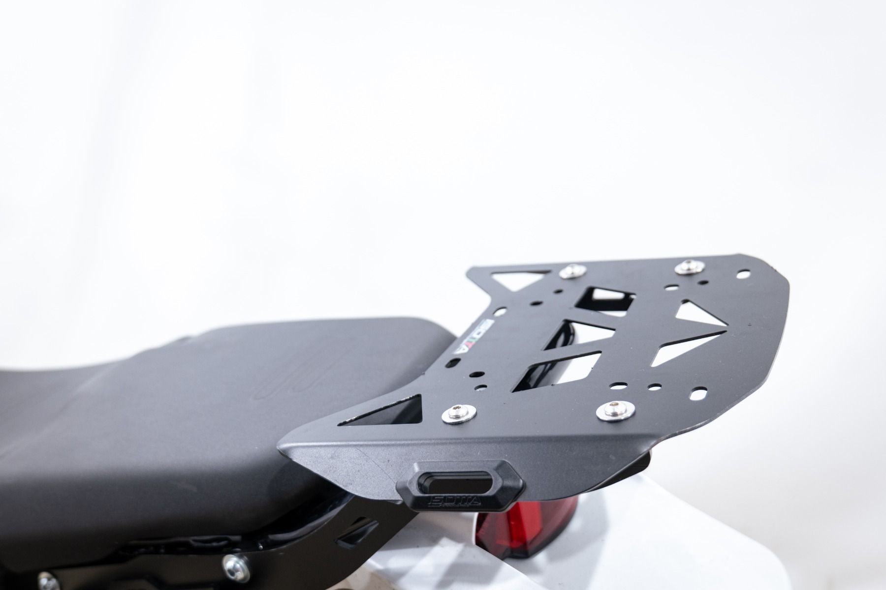 Portapacchi per Ducati DesertX, acciaio, nero