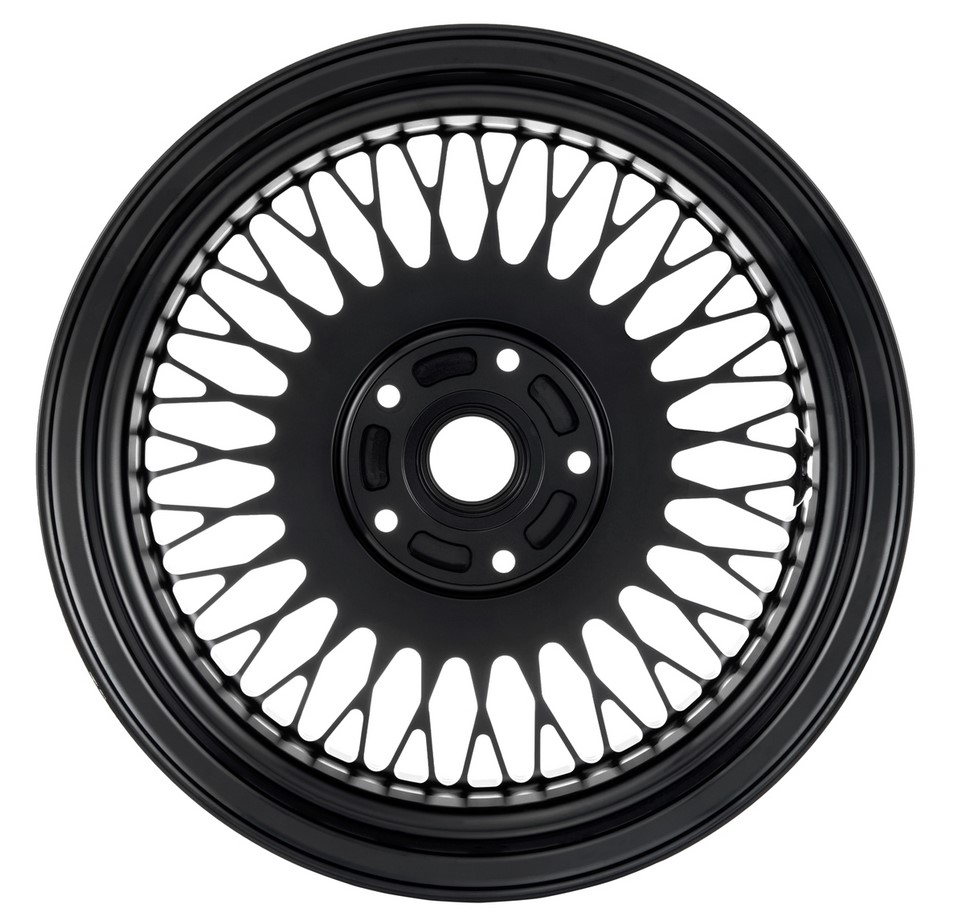 Cerchione 1 anteriore/posteriore Vespa GTS/​GTS Super/​GTV/GT/946 125-300ccm, nero lucido