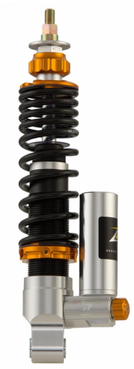 Ammortizzatore anteriore per Vespa GTS/GTS Super 125-300cc ('14-'16), argento/arancio