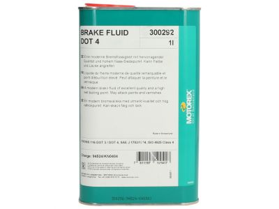 Liquido per freni Motorex, DOT 4, 1 l, trasparente, confezione da 12 pz