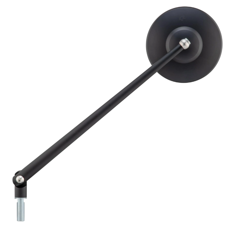 Specchio standard per Vespa, filettatura sinistra, nero opaco