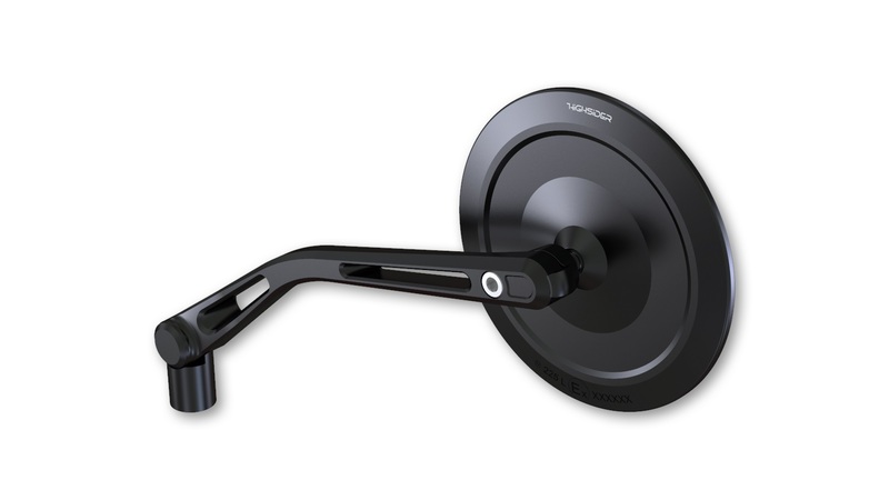 HIGHSIDER pro specchio Montana-Slim nero (coppia)
