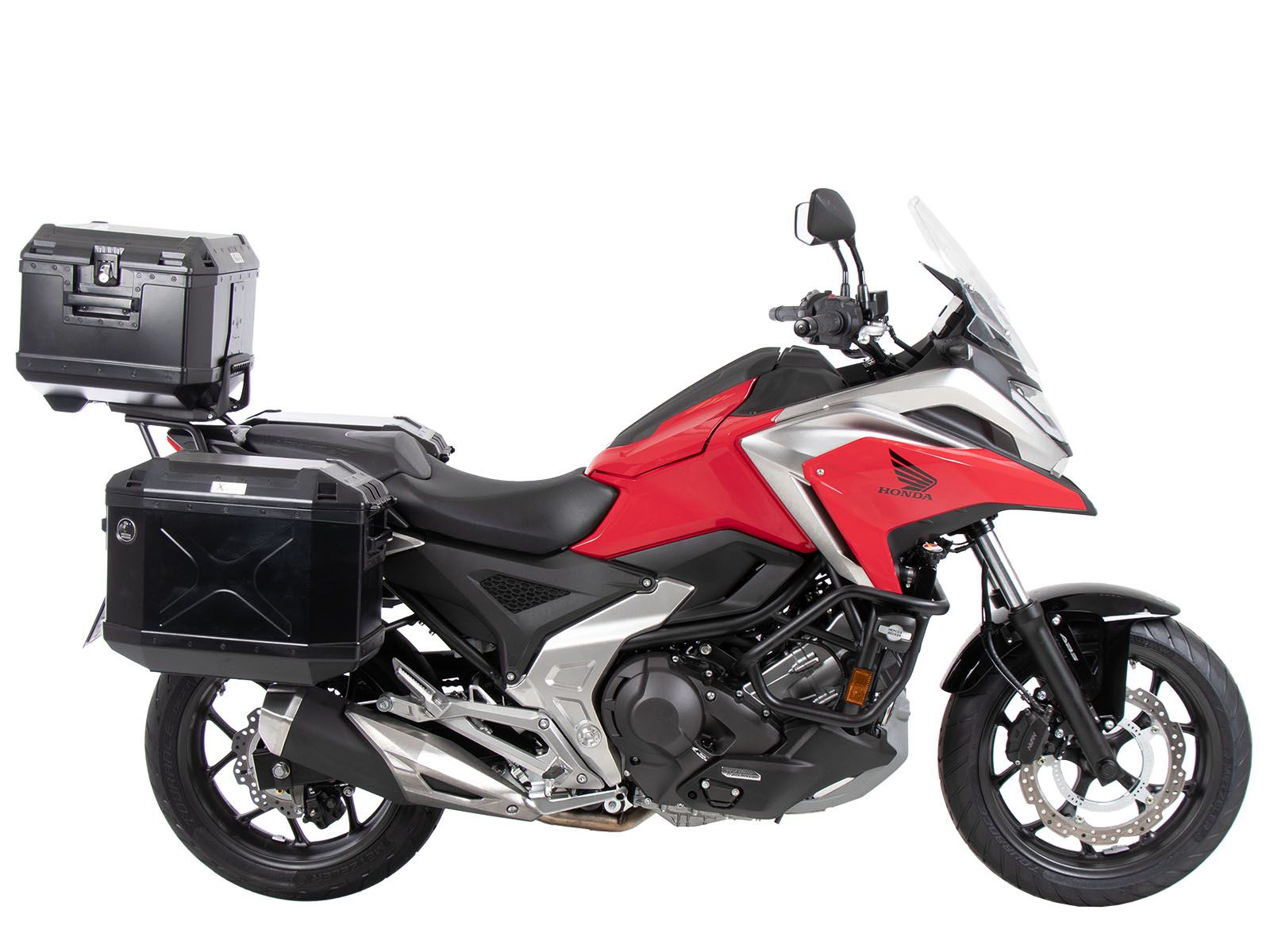 Portavaligie Alurack nero per Honda NC 750 X /DCT (21-) Hepco & Becker