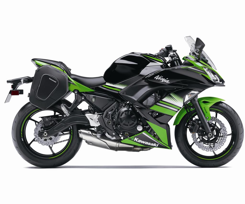 Borse laterali 2 x 14 litri per Kawasaki Ninja 650 / Z 650/S Originale