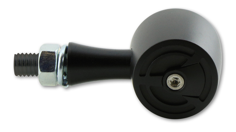 HIGHSIDER Pro Enterprise LED Indicator Housing Nero / Lens Smoke Grey (coppia), anteriore e posteriore