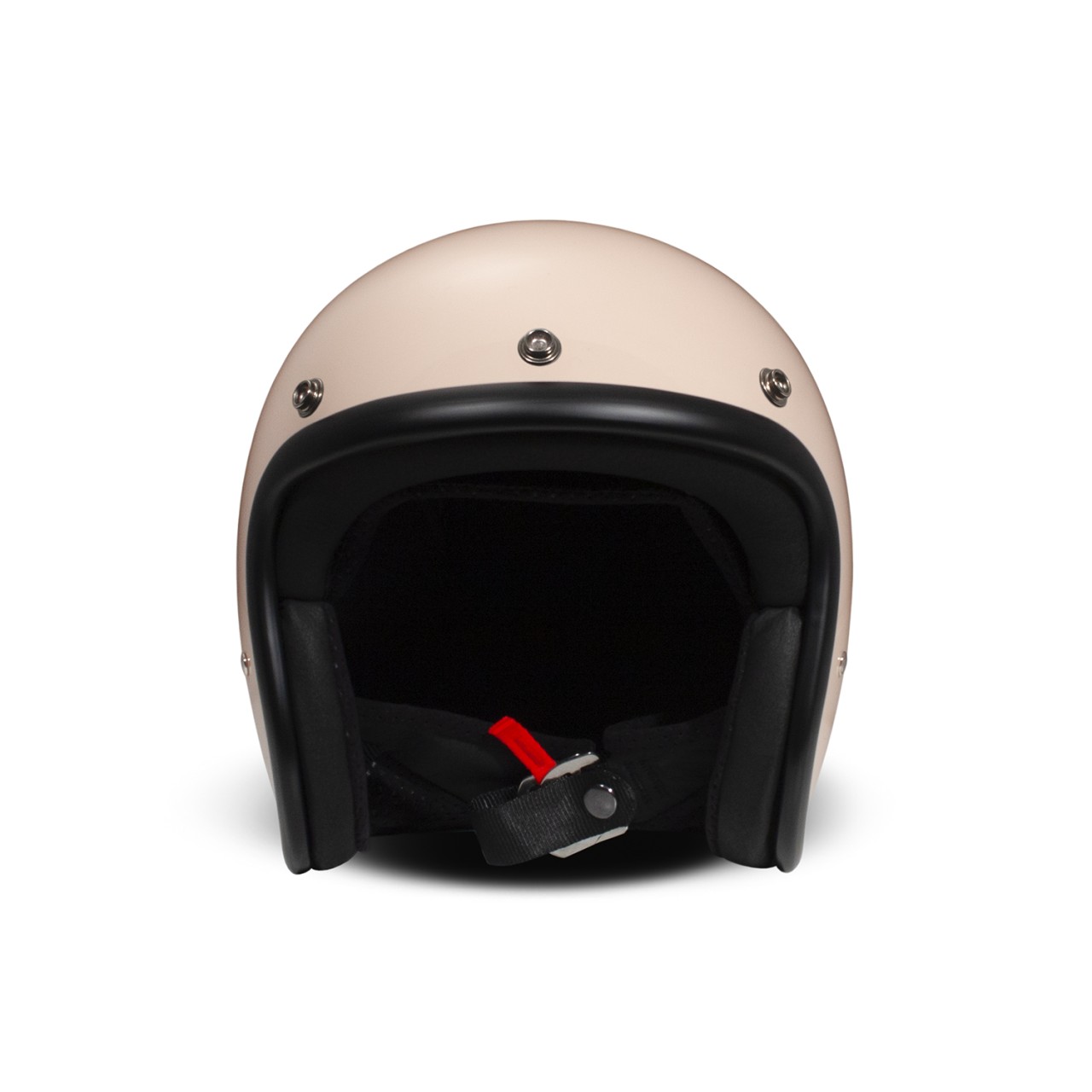 Casco jet DMD Retro, beige, lucido, Cipria, vetroresina, ECE 22.06