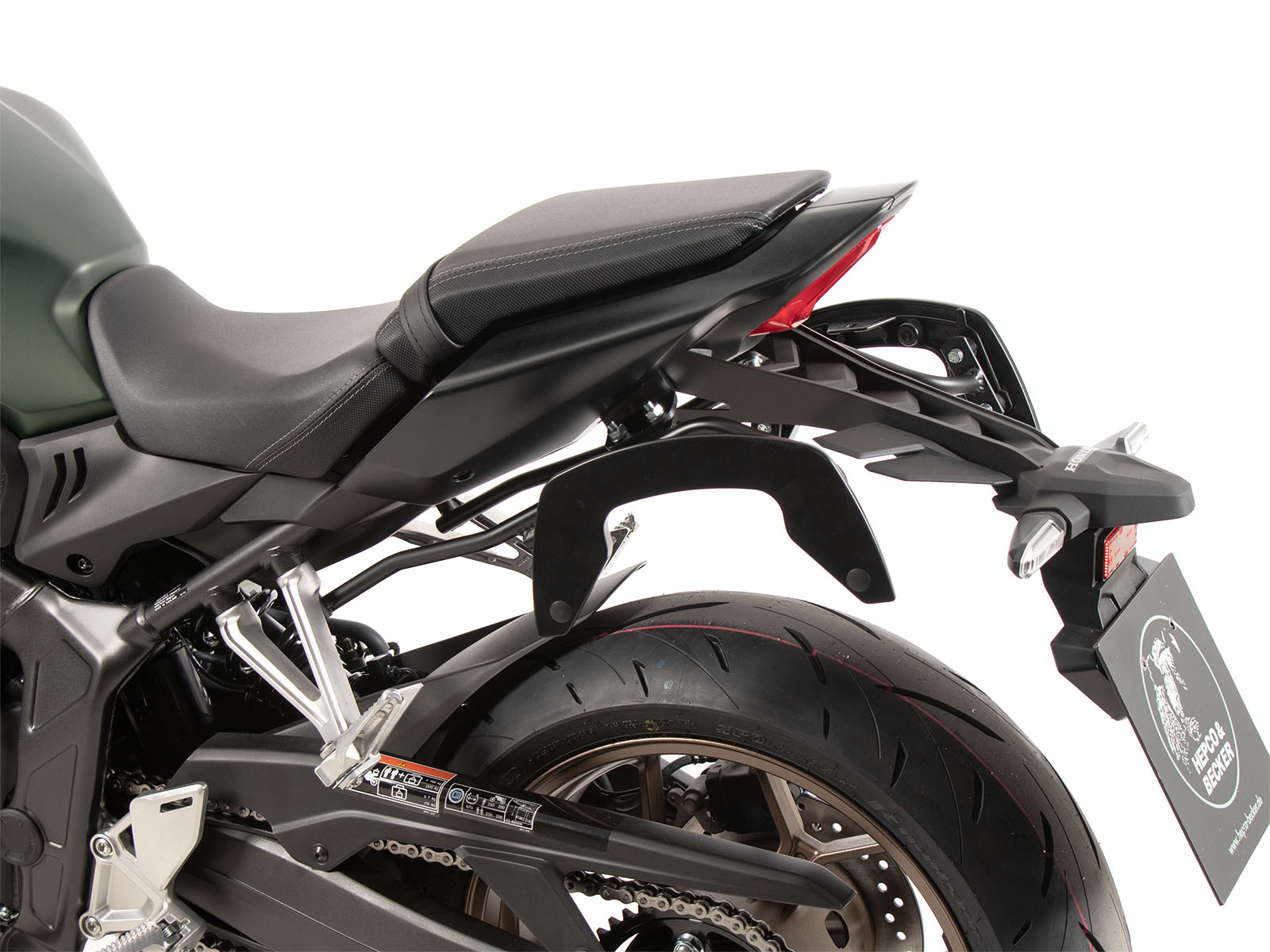 Portapacchi laterale C-Bow nero per Honda CB 650 R / E-Clutch (24-) Hepco & Becker