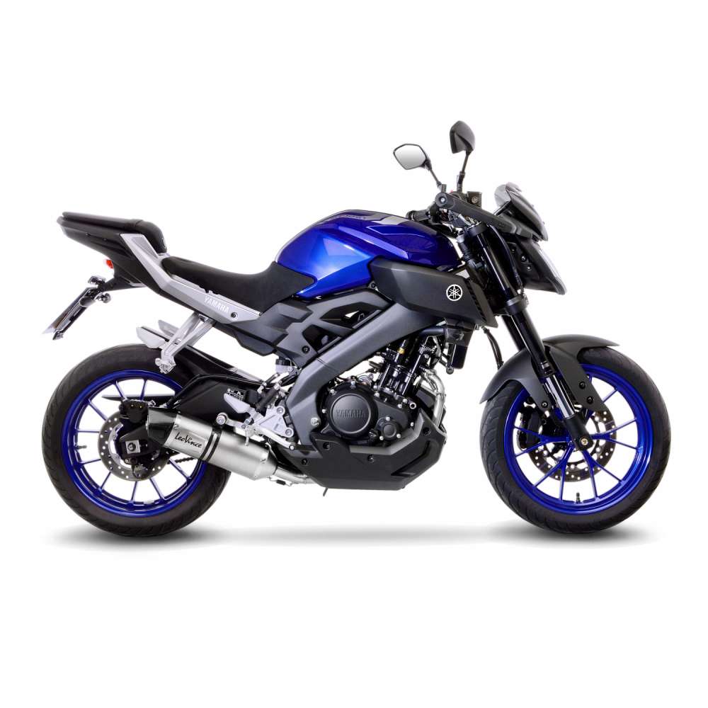 LeoVince sistema completo LV One Evo per Yamaha MT-125 /YZF-R 125, argento, omologazione E