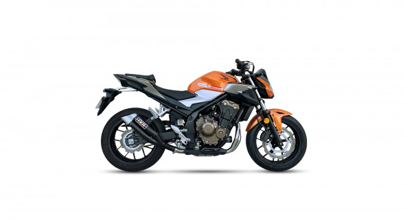 IXIL HYPERLOW BLACK XL silenziatore posteriore in acciaio inox per Honda CBR 500 R / CB 500 F (Bj.19-)