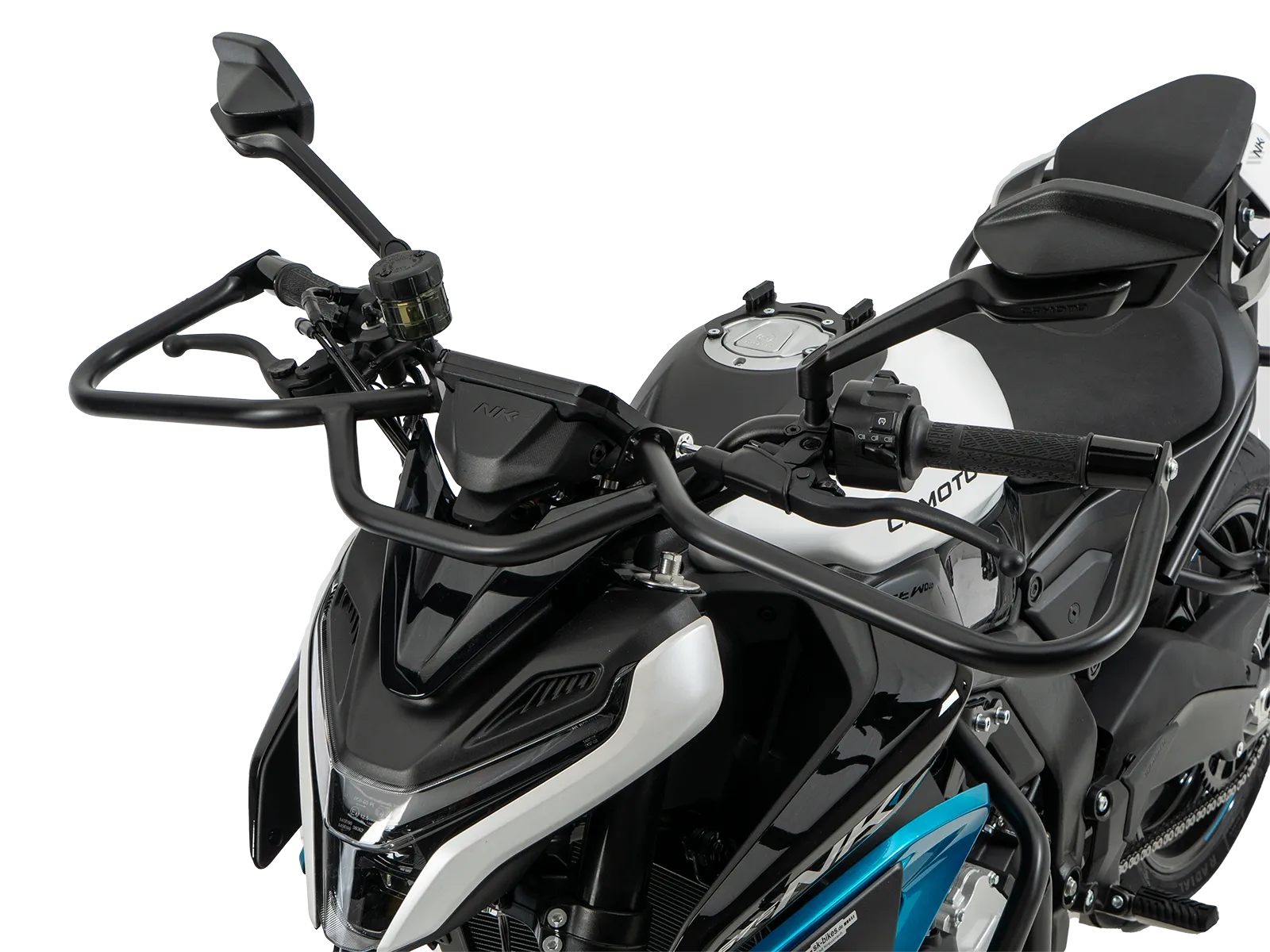 Barra di protezione anteriore nera per CF Moto 675 NK (25-) Hepco & Becker