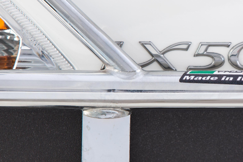 Portapacchi posteriore per Vespa LX/LXV 50-150cc, cromato