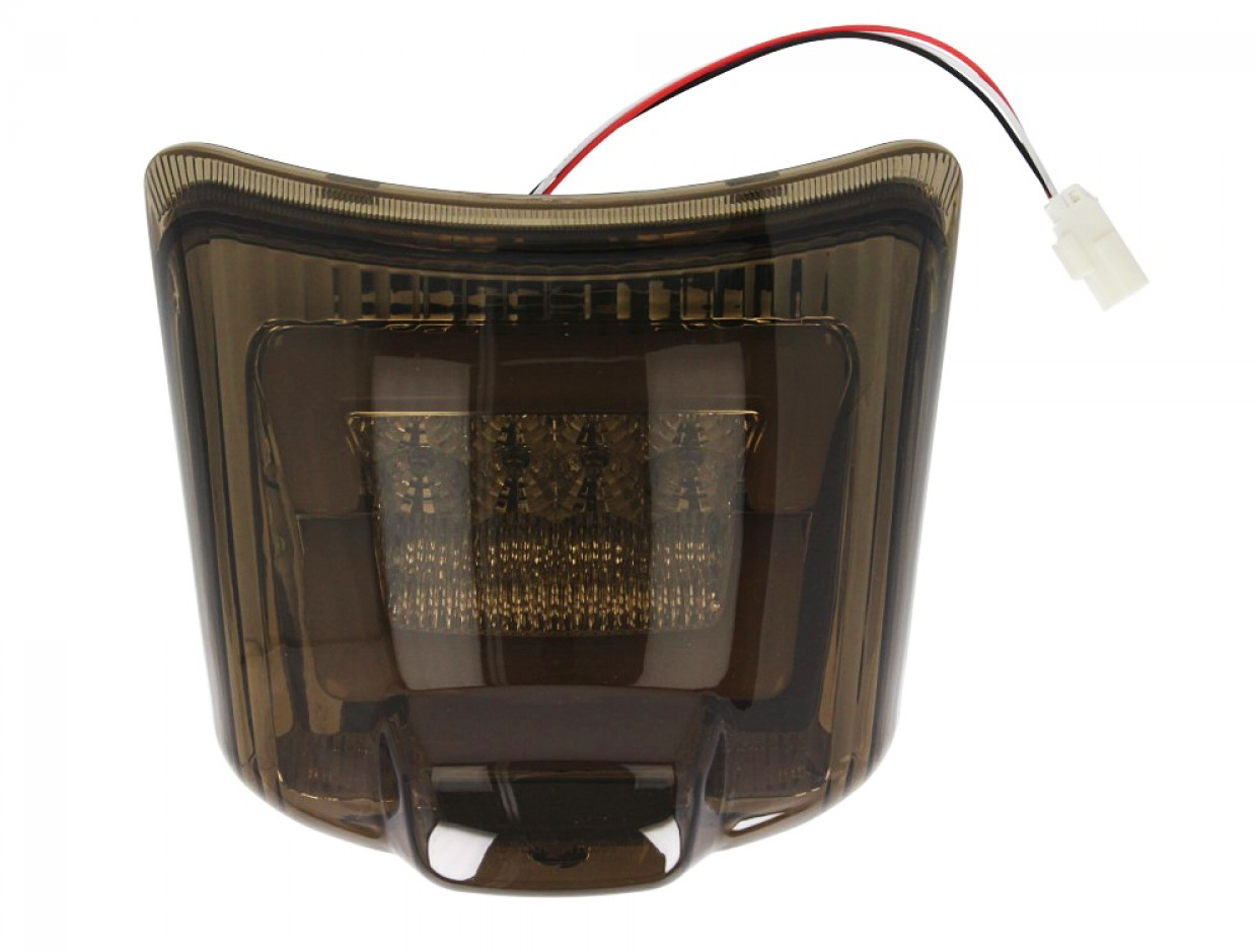 Fanale posteriore a LED nero, omologato E per Vespa GTS / GTV (fino al 2014)