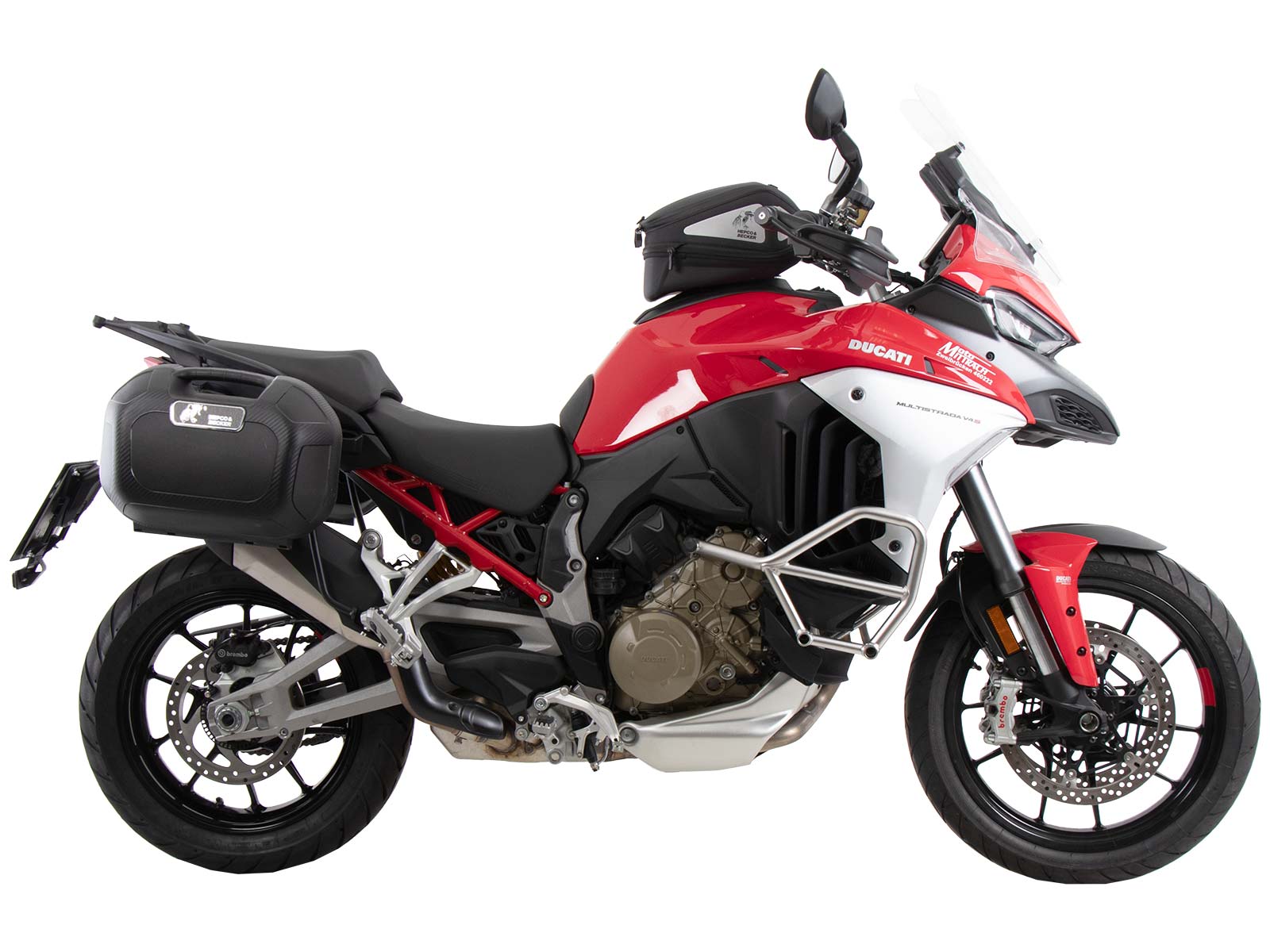 Anello serbatoio di base con unità di chiusura borsa serbatoio per Multistrada V4/S/Pikes Peak/Rally/RS (25-)