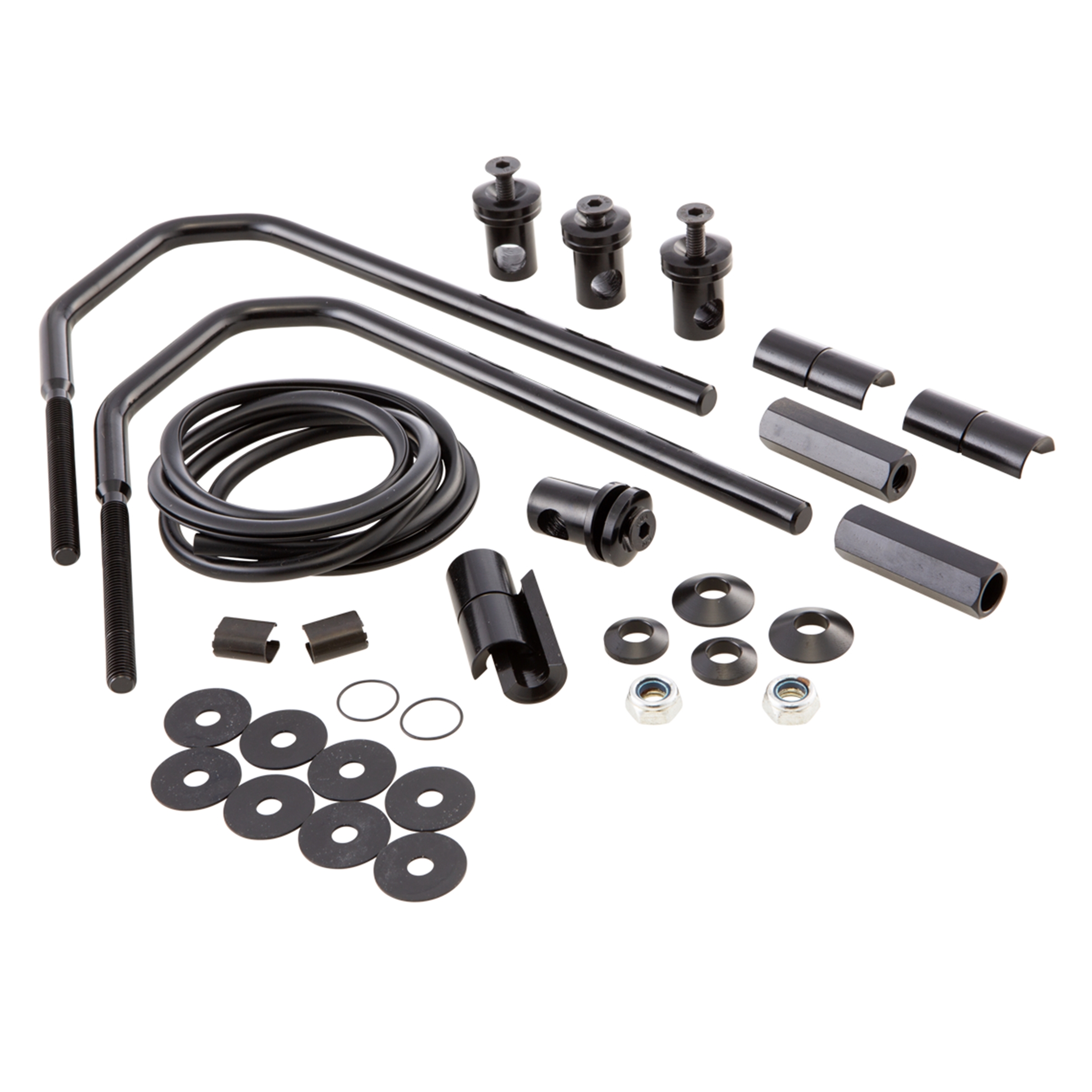 Materiale di montaggio Flyscreen Piccolo/Sportivo per Vespa GTS/GTS Super/GT/GT L 125-300cc, nero