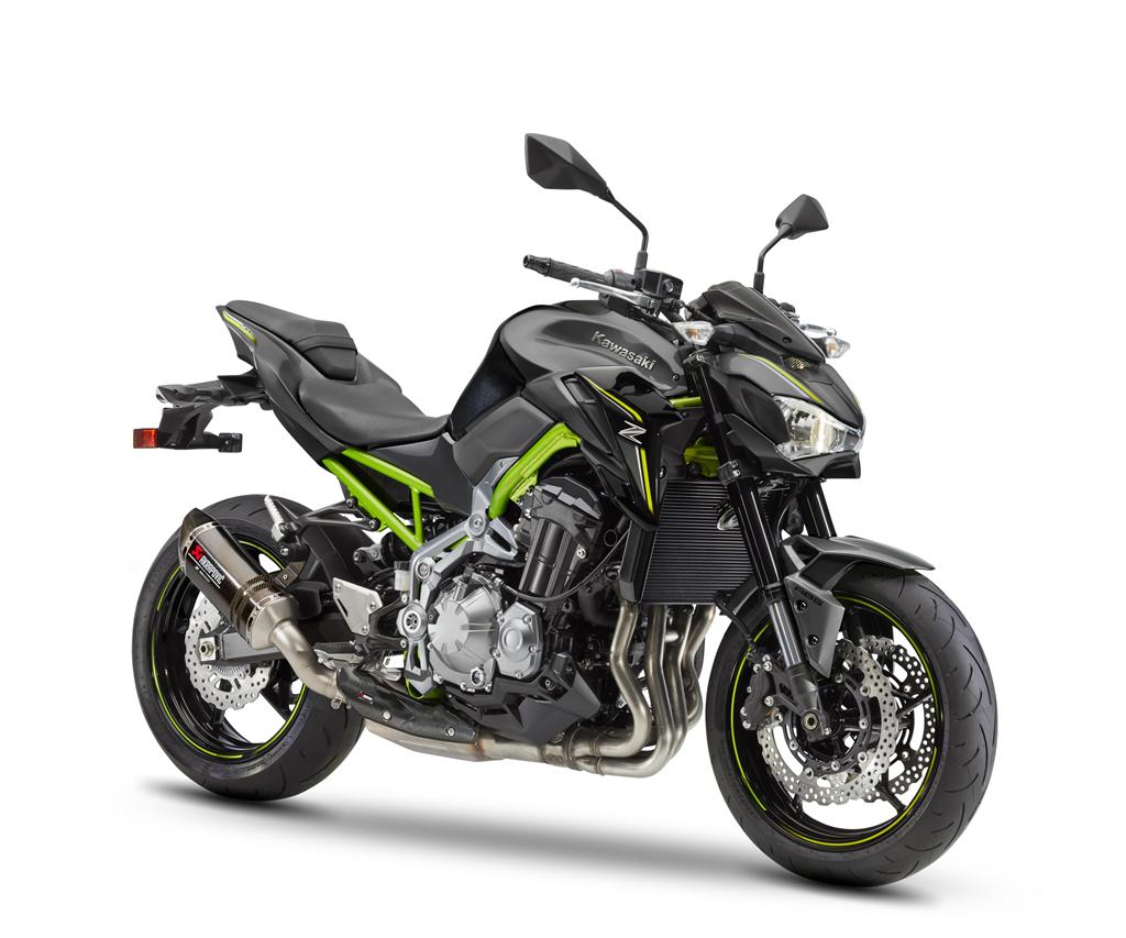 Scarico sportivo Akrapovic in fibra di carbonio per Kawasaki Z 900 70kW A2-Varinte (20-24)