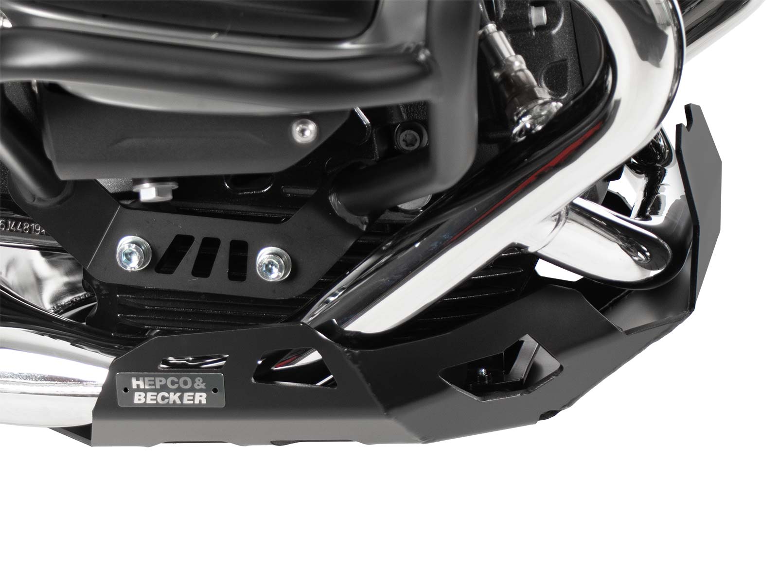 Piastra di protezione motore nera per BMW R 12 Nine T (24-) Hepco & Becker