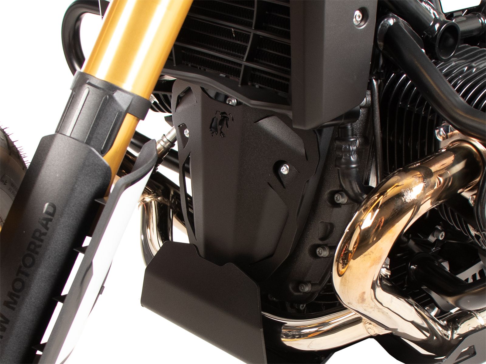 Piastra aggiuntiva di estensione del paramotore nera per BMW R 12 Nine T (24-) Hepco & Becker