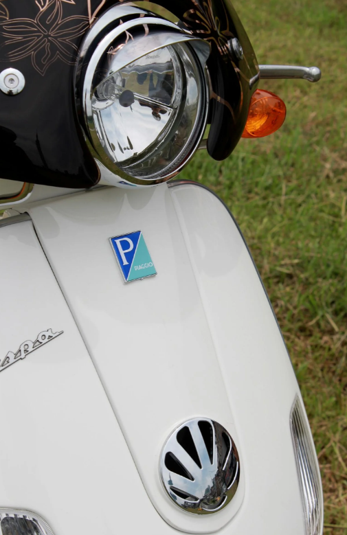 Clacson a cascata per Vespa LX/LXV 50-150cc, cromato