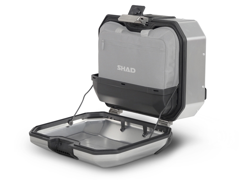 Valigia laterale Shad Terra TR36, sinistra, alluminio argento, 36 l