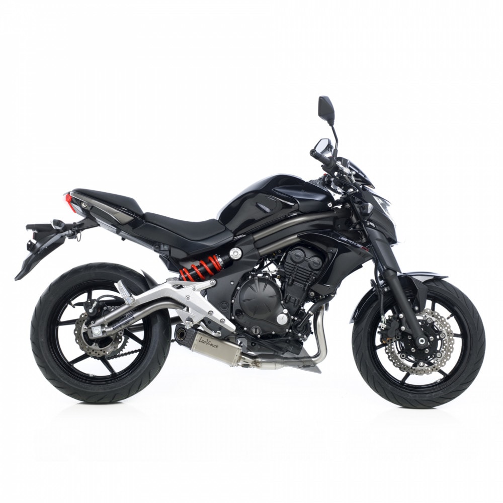 Impianto di scarico LeoVince Underbody Evo 2, impianto completo per Kawasaki ER-6n/f / Ninja 650R/ Versys 650