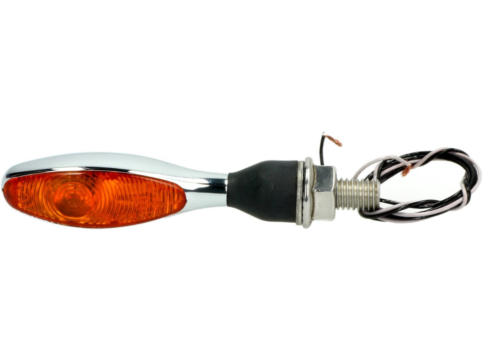 Indicatore Kellermann, Micro 1000 alogeno, acciaio, alogeno, HR/HL, 12 V, 6 W, cromo lucido, M8x20