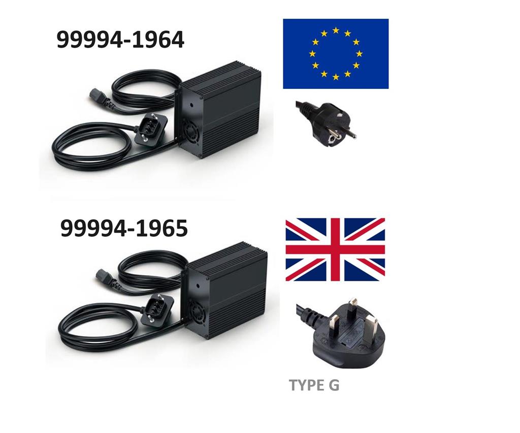 Caricabatterie (spina UE) per Kawasaki Ninja e-1 / Z e-1 (24-) Originale