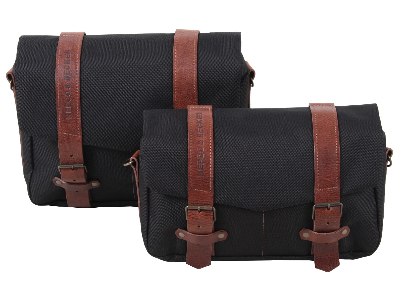 Set di borse LEGACY per corriere M/L nero per portapacchi C-Bow Hepco & Becker