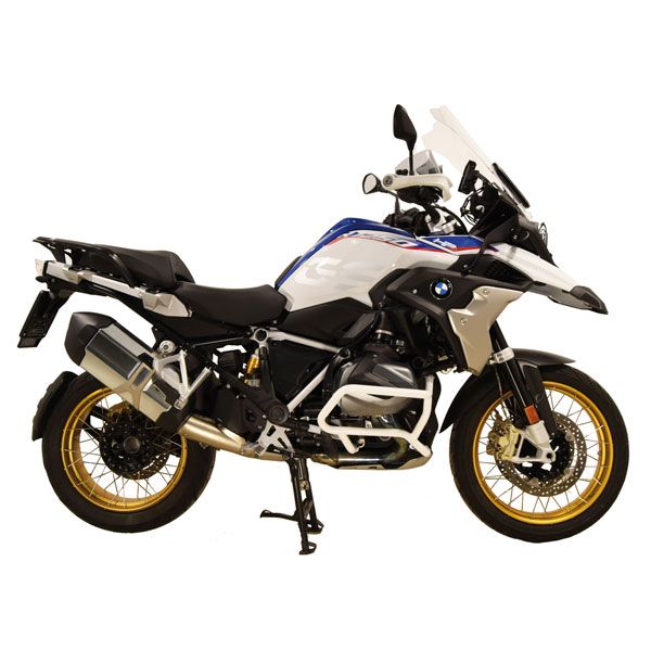 Barra di protezione inferiore per BMW R 1250 GS, ferro, bianco