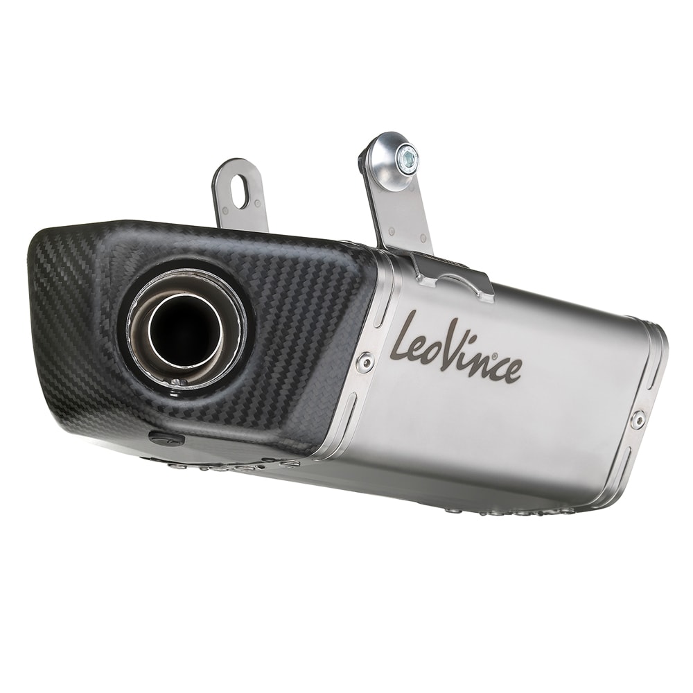 Impianto di scarico LeoVince Underbody Evo 2, impianto completo per Kawasaki ER-6n/f / Ninja 650R/ Versys 650