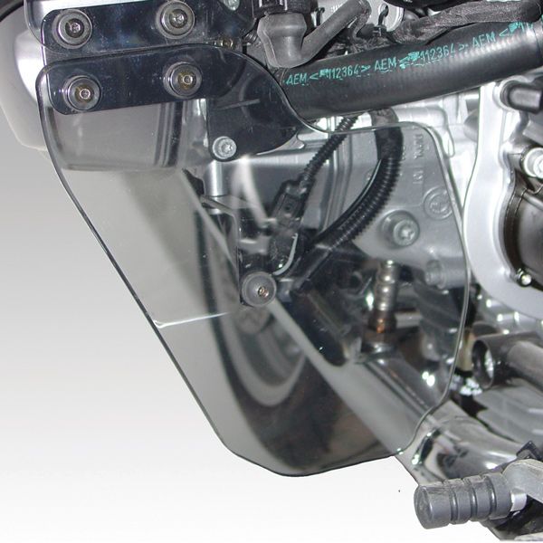 Kit parapiedi + paragambe per BMW R 1200 GS (04-07), trasparente
