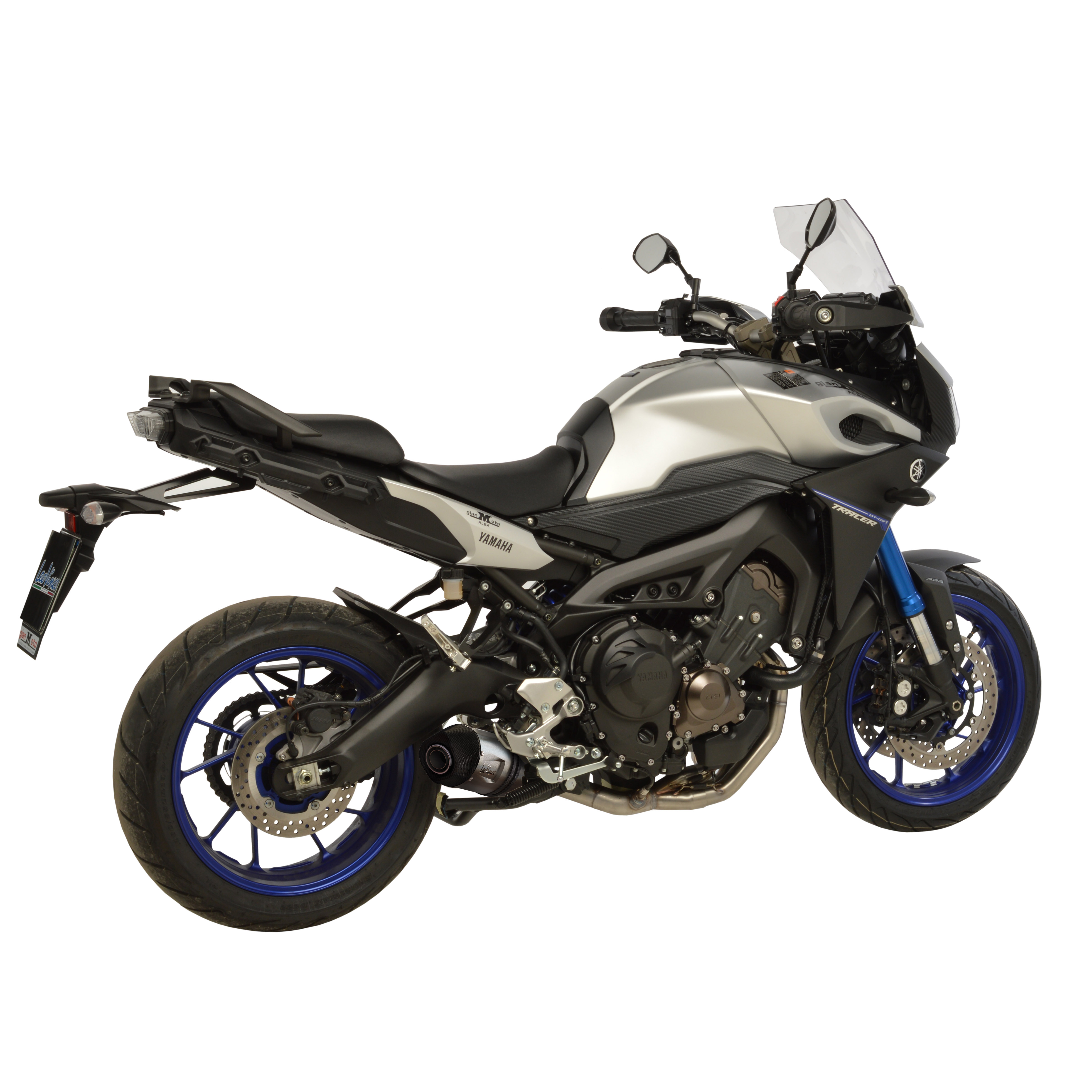 Impianto di scarico LeoVince completo SBK LV One Evo 2, inox per Tracer 900 / FJ-09 Tracer (Bj.15-16)