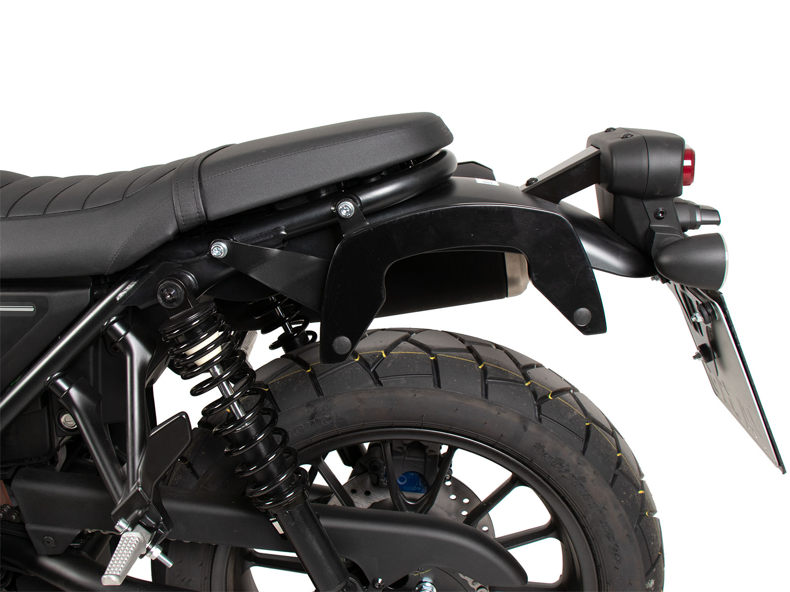 Portapacchi laterale sinistro C-Bow nero per Honda CL 500 Scrambler (23-) Hepco & Becker
