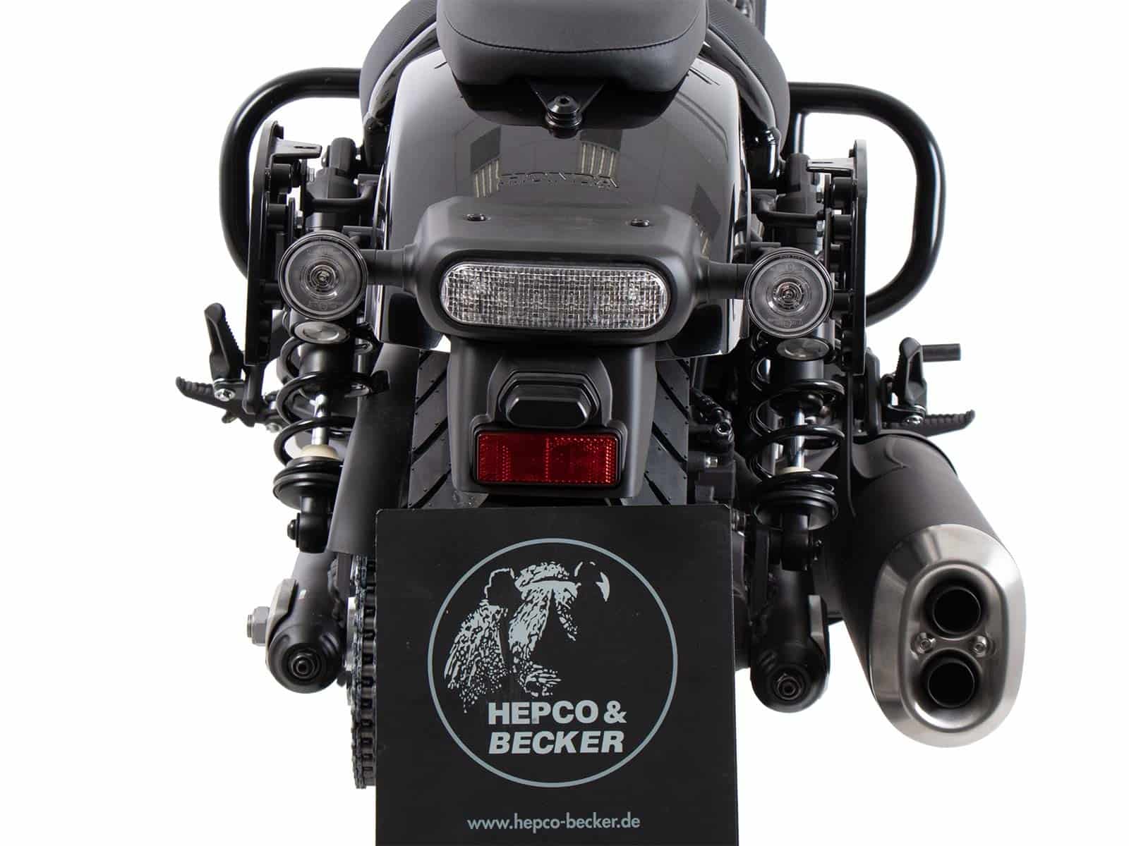 Portapacchi laterale C-Bow nero per Honda CMX 1100 Rebel /DCT (21-24) Hepco & Becker