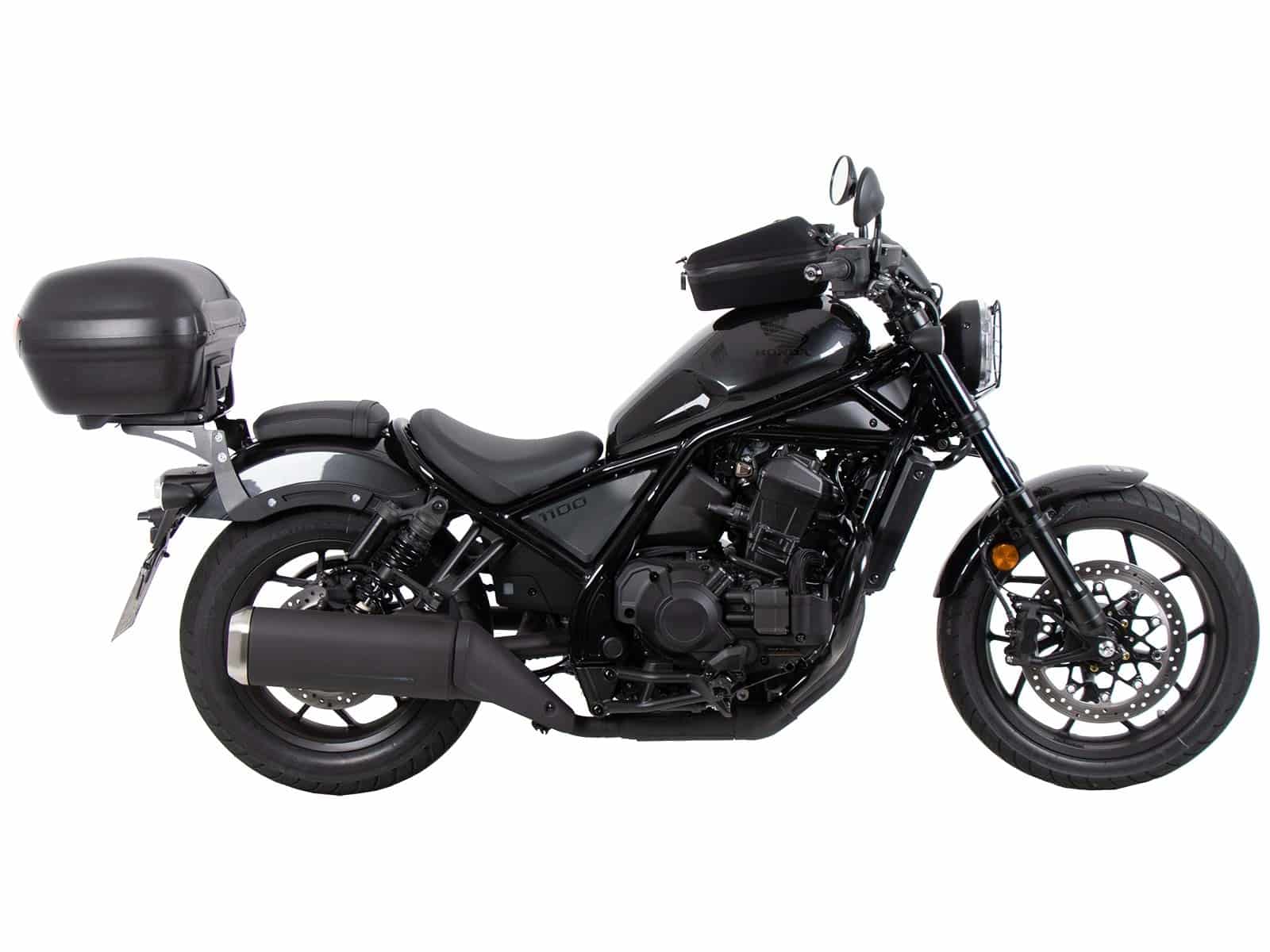 Portavaligie Alurack nero per Honda CMX 1100 Rebel /DCT (21-24) Hepco & Becker