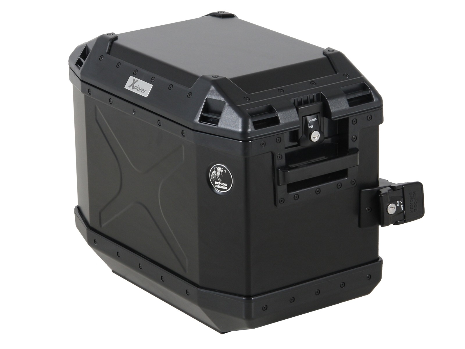 Valigia laterale Alu Xplorer 40 nera Hepco & Becker