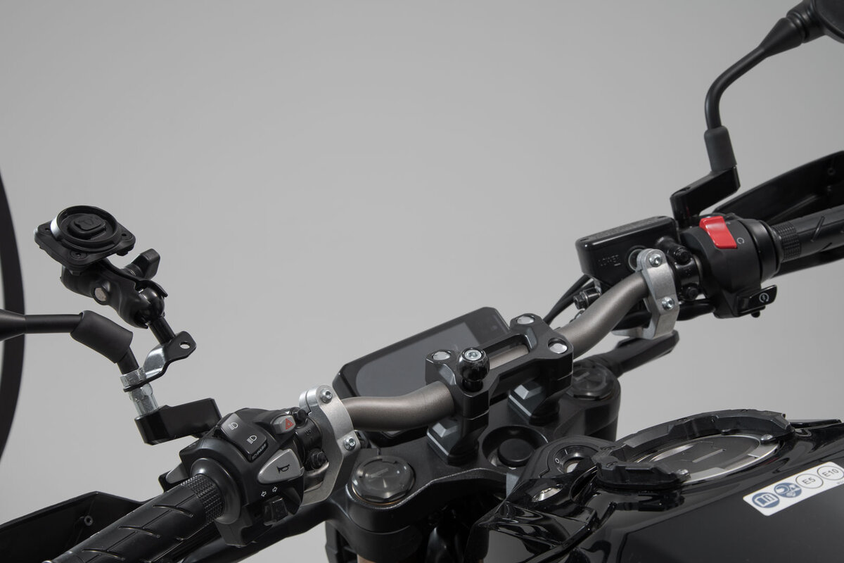 Kit di montaggio Navi T-Lock con custodia per telefono per Aprilia RSV 4 1000 RR /RF- SW Motech