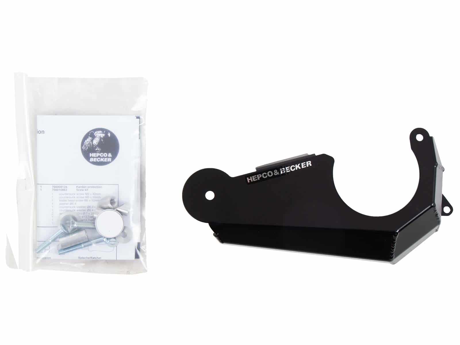 Protezione cardanica nera per BMW R 1200 GS LC (13-18) Hepco & Becker