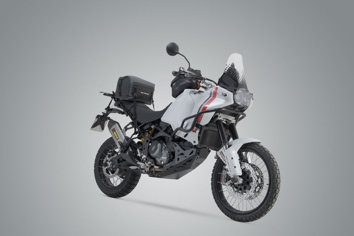 Borsa posteriore Drybag 180 per Aprilia ETV 1200 Caponord, nero/grigio - SW Motech