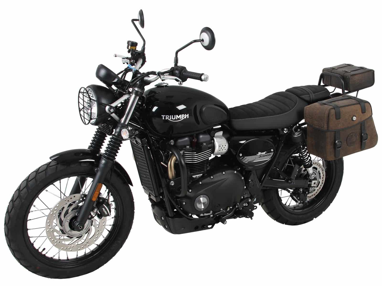 Portapacchi tubolare nero per Triumph Street Srcambler / Scrambler 900 (17-)