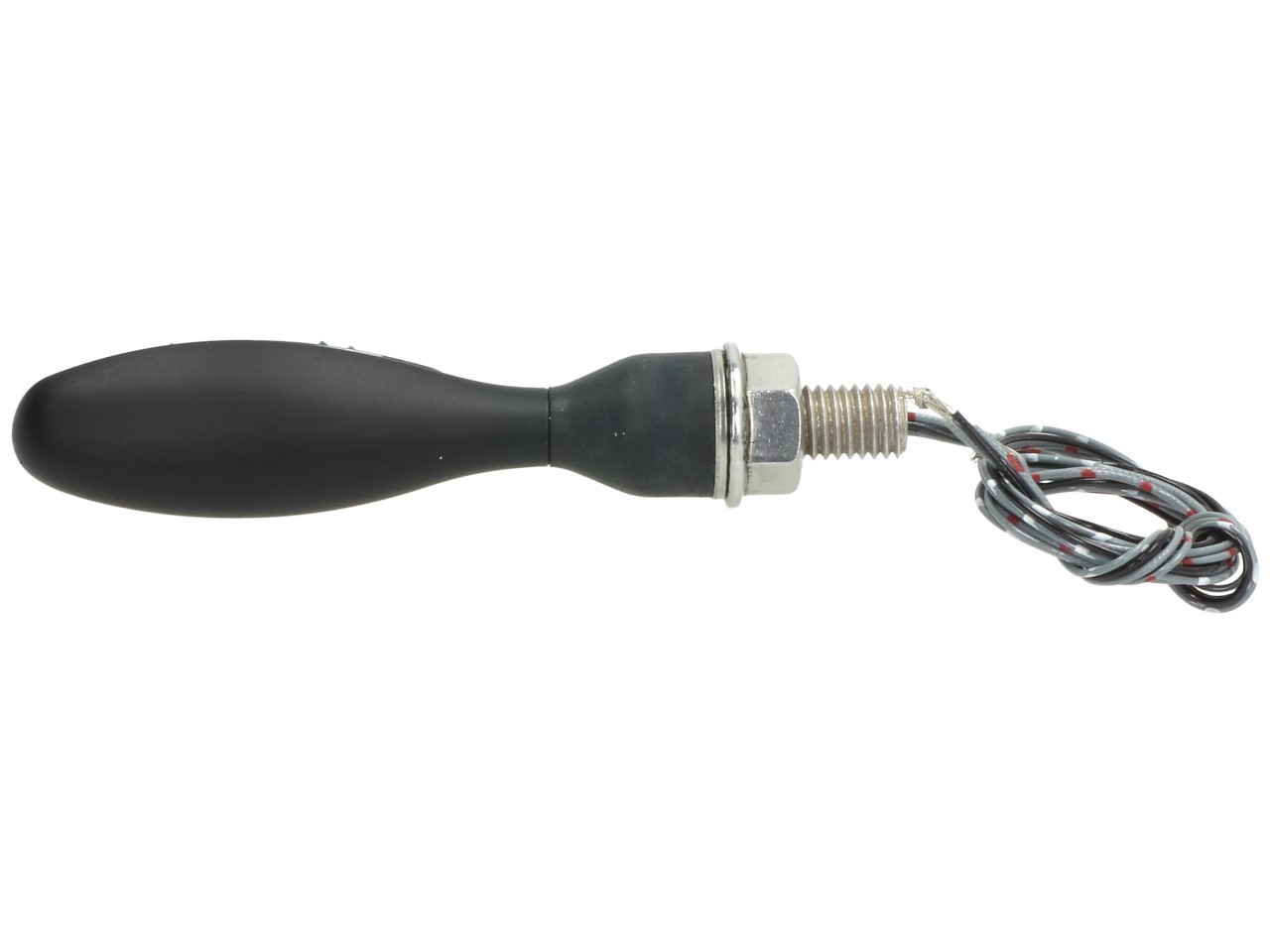 Indicatore di direzione Kellermann, luce posteriore e freno, Micro 1000 DF Dark, acciaio, LED, HL/HR, 12 V, nero opaco